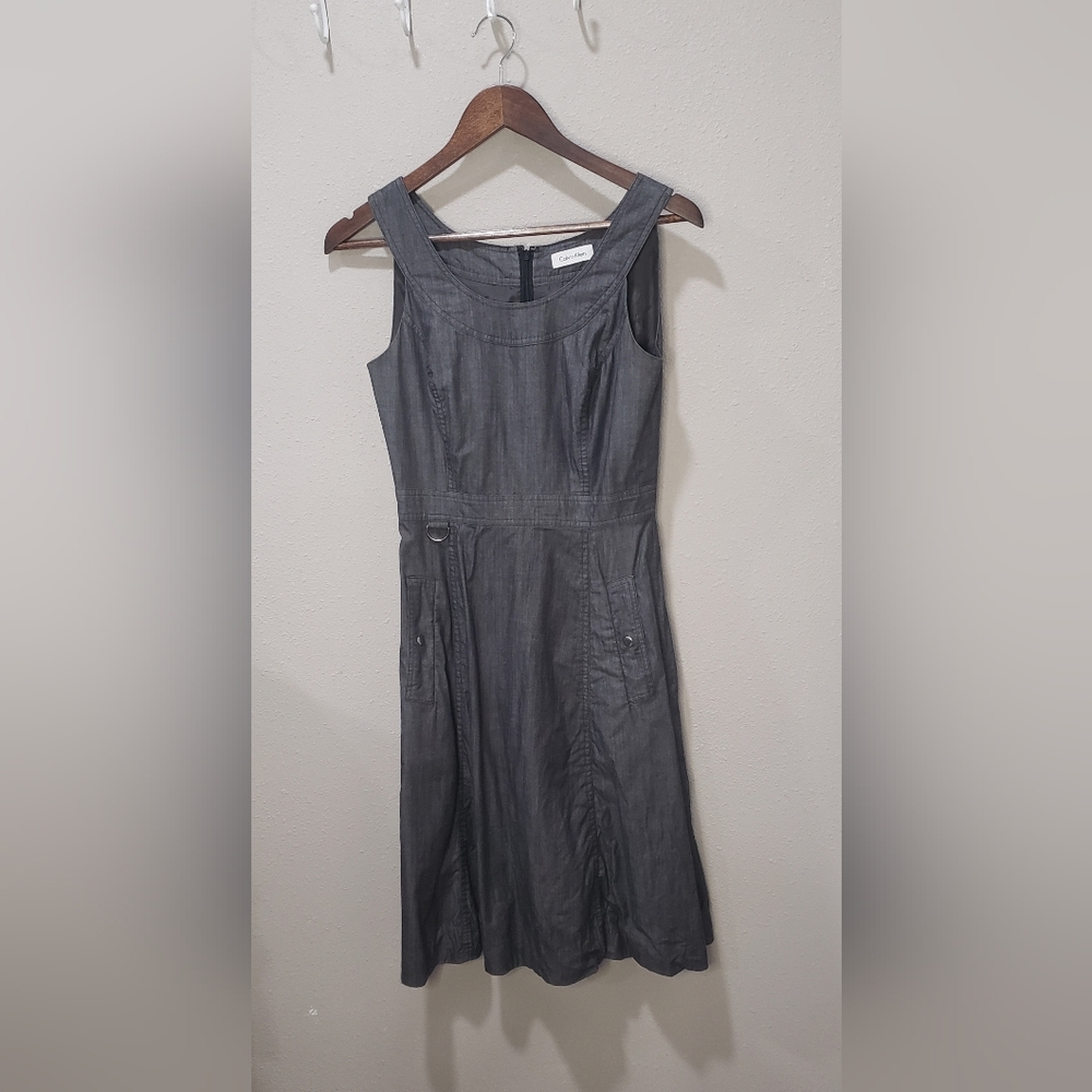Calvin Klein grey dress size small